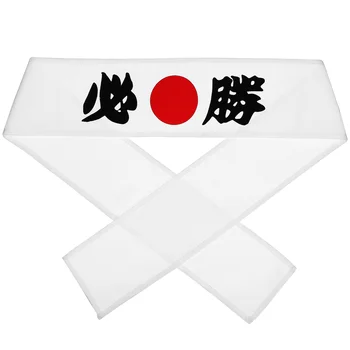 Белая повязка на голову Samurai Japan, одежда для бега ниндзя в японском стиле, аксессуар для каратэ, мужская спортивная повязка на голову, Белая повязка на голову Victory