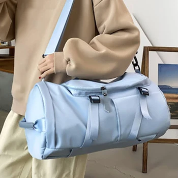 Оптовые прямые продажи, дорожный рюкзак большой емкости, модная спортивная сумка для спортзала на одно плечо, многофункциональная дорожная сумка для хранения