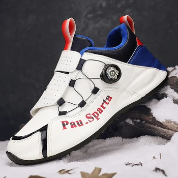 2023 Зимние теплые ботинки для гольфа Уличные удобные мужские кроссовки для гольфа Мужские кроссовки для бега трусцой