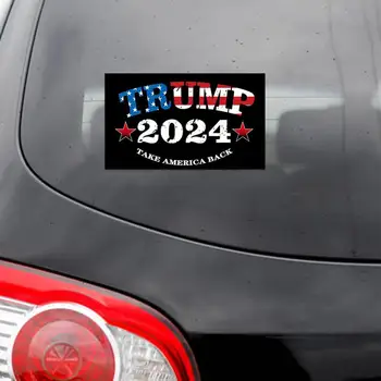 Наклейка на автомобиль Трампа 2024 года, забавная наклейка на бампер, сделай Америку снова Великой, наклейки на президентские выборы для украшения легковых автомобилей и грузовиков
