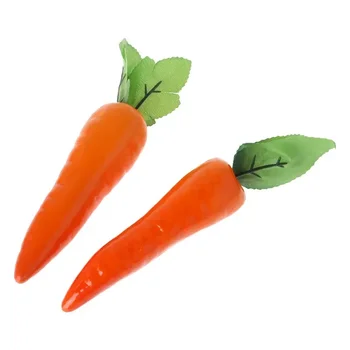 Имитация искусственной Моркови, Поддельные Овощи, Реквизит для Фотосъемки, Украшение домашней кухни, Обучающая игрушка для детей
