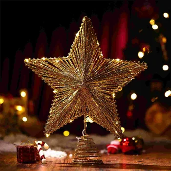 Зажгите Рождественскую Елку Star Outdoor Star Tree Topper Рождественский Орнамент На Верхушке Дерева Light Up Star Tree Topper Рождественская Елка Topper Star