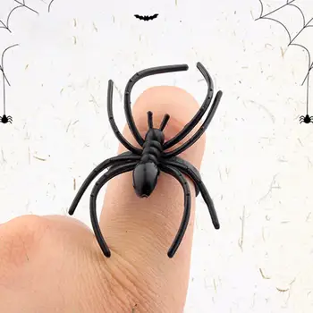 Кольцо с пауком на Хэллоуин, Кольцо с пауком, украшение для вечеринки, Реквизит, Паутина, украшения для пальцев, кольца в стиле хип-хоп, украшения