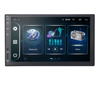 Universele 2 Din Auto Multimedia Speler 7-Дюймовый Полноэкранный Сенсорный Авторадио Стерео Видео Gps Wifi Авторадио