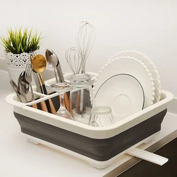 Складная подставка для посуды для кемпера, Переносная чаша, дизайн раковины TPR, лодки на колесах, аксессуары для каравана, прицеп