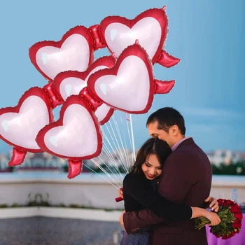 1 шт. воздушный шар на День Святого Валентина, свадебный воздушный шар, сердечко, Воздушный шар, принадлежности для украшения юбилейной вечеринки