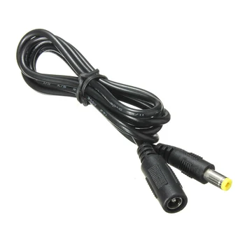 5,5 мм x 2,1 мм Разъем питания постоянного тока от мужчины к женщине Удлинительный кабель Длина кабеля: 1,2 м