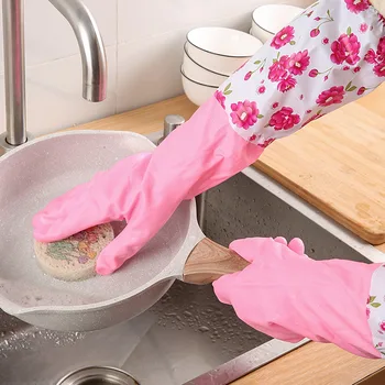 Зимнее мытье посуды, Уборка кухни, одежды, перчатки для стирки плюшевые и утолщенные