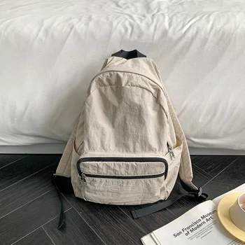 Водонепроницаемый нейлоновый рюкзак Chikage, повседневный рюкзак для путешествий, женский легкий школьный рюкзак с несколькими карманами большой емкости