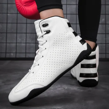 Профессиональная боксерская обувь Мужская Легкие Боксерские кроссовки для мужчин Удобная обувь для борьбы Роскошные Летающие кроссовки Мужские