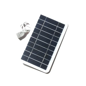 5V Высокомощная USB Солнечная панель Открытый Водонепроницаемый поход Кемпинг Портативная аккумуляторная батарея Солнечное зарядное устройство для мобильного телефона