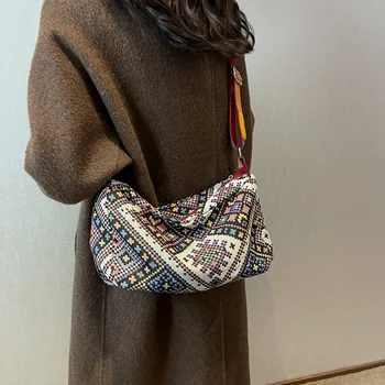 Женская корейская версия новой сумки через плечо женская сумка универсальная Instagram большая вместительная сумка через плечо универсальная маленькая квадратная сумка