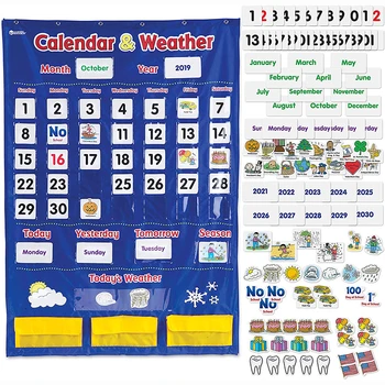 Календарь погоды для праздничных мероприятий с сумкой для подвешивания карты, чтобы узнать дату, учебные пособия по смене сезонов