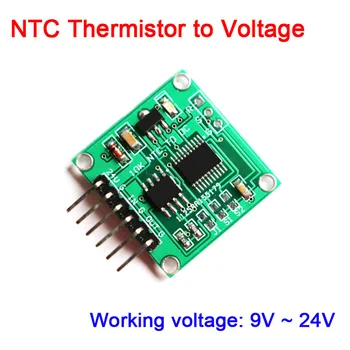 Модуль датчика температуры линейного преобразования NTC в Напряжение 10K от NTC До 0-5V 0-10V ДЛЯ дистанционного передачи данных/управления