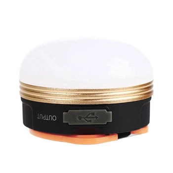 Светодиодный фонарь для кемпинга, перезаряжаемый через USB Аварийный светильник, Подвесной светильник с адсорбцией на магните, Водонепроницаемый Светильник, Походный светильник
