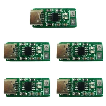 DDTC05MD Type-C USB от 5 В до 4,2 В 4,35 В Литий-ионный Li-Po Модуль Зарядного Устройства Литиевой Батареи для 3,7 В 3,8 В 18650 Аккумулятор сотового Телефона