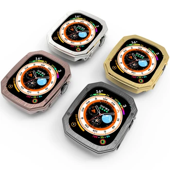 Жесткий чехол для Apple Watch Ultra Series 8 7 49 мм 41 мм 45 мм Пластиковое Покрытие для iWatch 6 SE 5 4 40 мм 44 мм Защитный чехол