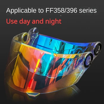 Для ежедневного И ночного использования линзы шлема Motobros подходят для шлема LS2 FF300/358/396/370/802/394 Цветное зеркало с серебряным покрытием