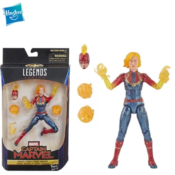 [В наличии] Серия Hasbro Marvel Legends Walmart Exclusive Captain Marvel (Специальный) Боевик Коллекция Фигурок Модель Подарочные Игрушки