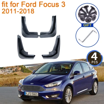 Для Ford Focus 3 MK3 2011 2012 2013 2014 2015 2016 2017 2018 Брызговики Брызговики Переднее Крыло Автомобильные Аксессуары
