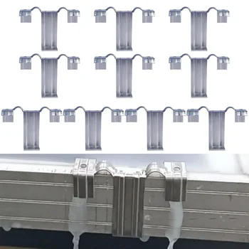 10 шт Рамка солнечной панели Слив Воды Зажимы для перенаправления воды Нержавеющая сталь 30 мм 35 мм 40 мм Аксессуары для электрооборудования