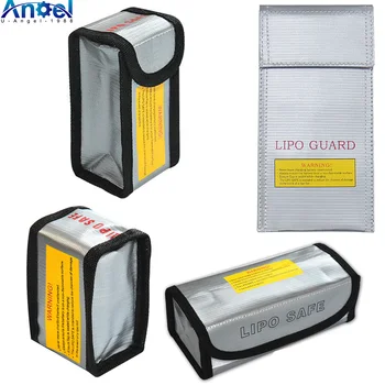Высококачественная огнестойкая и водонепроницаемая взрывозащищенная сумка для безопасности RC LiPo батареи Safe Guard Charge Sack 90*64*50 ММ