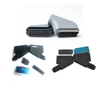 Штекер Scart JP21, 21-контактный штекерный разъем, разъем для подключения порта, разъем для интерфейса AV-кабеля SNES