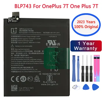 2023 Года 100% Оригинальный Аккумулятор для Телефона Oneplus 7T One Plus 7T BLP743 Высококачественный Аккумулятор Для смартфона В Наличии + Инструменты