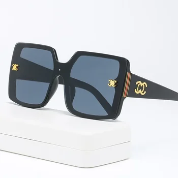 Роскошные Брендовые Дизайнерские Солнцезащитные очки Женские Очки Винтажные Негабаритные Очки для вождения UV400 Famale Градиентные Оттенки Oculos De Sol