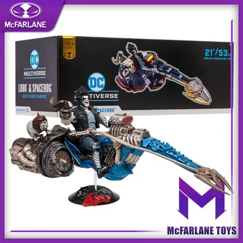 В предпродажный набор Mcfarlane Toys Lobo ™ и Spacehog ™ входят Dawg с цепью и гитарными аксессуарами, а также 7-дюймовая фигурка с альтернативной головой.