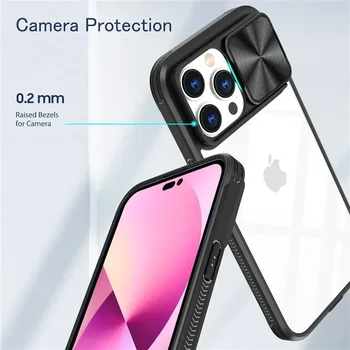 Противоударный Прозрачный Чехол Для iPhone15 14 12 11 13 Pro Max XS Max XR X Чехол Для Телефона Из Мягкого Жидкого Силикона Для Защиты объектива Камеры