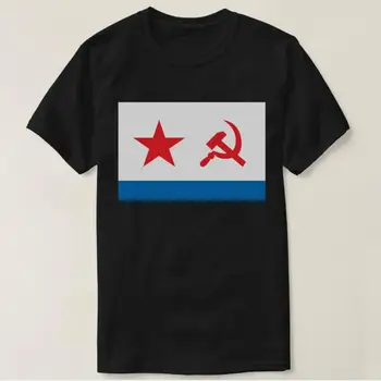 Мужская футболка USSR Russia Naval Jack с коротким рукавом, повседневные хлопковые летние футболки с круглым вырезом