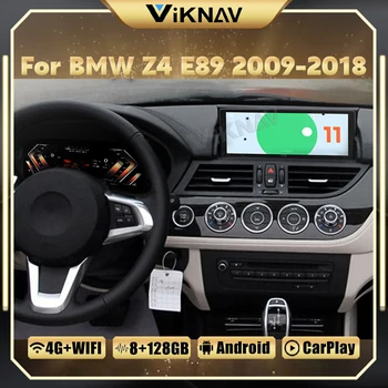 12,3 Дюймов 128 Г Android Автомагнитола Для BMW Z4 E89 2009-2018 Система GPS Навигации Цифровой Спидометр Приборная Панель