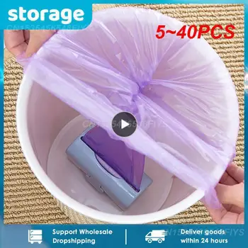 5 ~ 40ШТ Настенный Ящик для хранения мешков для мусора Прочный Ящик для хранения мешков для мусора Кухонный Пластиковый пакет Контейнер для мешков для мусора Держатель
