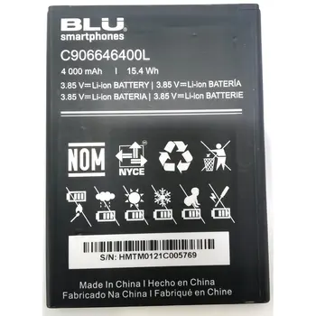 3,85 В 4000 мАч Оригинальный BLU C906646400L Сменный аккумулятор мобильного телефона