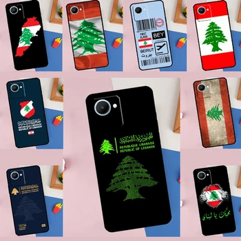 Флаг Ливана Для Realme 11 9 10 Pro Plus GT Neo 5 3 2 T C11 C15 C21Y C25s C30 C31 C33 C35 C55 Чехол Для Телефона