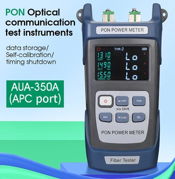 Волоконно-оптический Измеритель мощности PON AUA-350A/U порт APC/UPC (опционально) FTTX/ONT/OLT 1310/1490/1550 нм Тестер оптоволоконного кабеля Pon Бесплатная доставка
