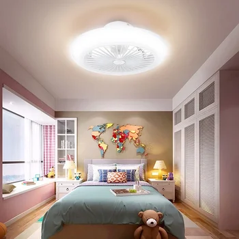 Потолочный вентилятор 3в1 с осветительной лампой E27, Основание преобразователя с дистанционным управлением Для спальни, гостиной, Бесшумный Ac85-265v