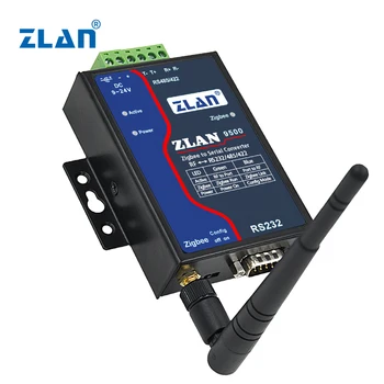 Новейшая промышленная беспроводная технология Zigbee gateway RS232 / 485 / 422 ZLAN 9500