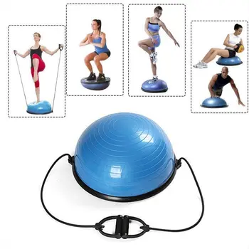 Гимнастический мяч для тренировки баланса, тренажер стабильности, скоростной мяч для йоги со скакалкой