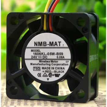 Новый Процессорный Вентилятор Для NMB 1606KL-05W-B59 Для NMB-MAT 24V 0.08A 3-проводной С обнаружением сигнала 40*40*15 мм