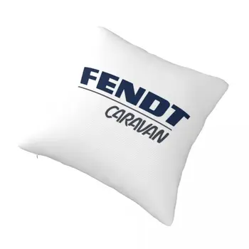 Квадратная наволочка Fendt Caravan, наволочка из полиэстера, бархатная подушка на молнии, декоративная комфортная подушка для домашнего дивана