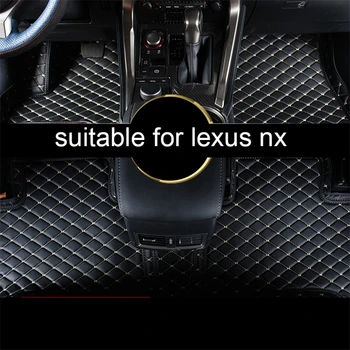 кожаные автомобильные коврики для lexus nx nx200t nx300h nx300 nx200 2015 2016 2017 2018 2019 2020 аксессуары для укладки ковров