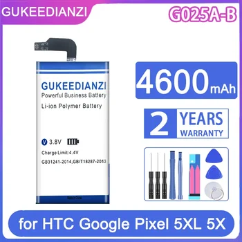 Сменный аккумулятор GUKEEDIANZI G025A-B G025AB 4600 мАч для HTC Google Pixel 5XL 5X