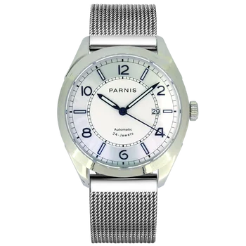 PARNIS мужские часы лучший бренд класса люкс автоматические часы механические наручные часы платье relogio masculino мужские с автоподзаводом аналоговые reloj