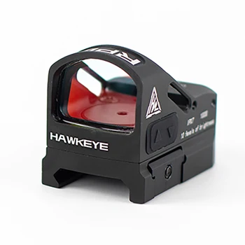 100% Оригинальный оптический прицел HAWKEYE Mini Red Dot Sight RPG с 10 настройками подсветки Алюминиевый корпус IPX7 Водонепроницаемый для охоты