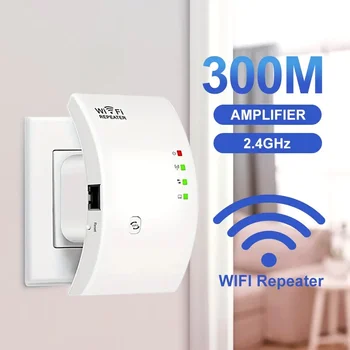 Беспроводной Wi-Fi маршрутизатор 300 Мбит/с, 2,4 Г, Ретранслятор диапазона Wi-Fi, Усилитель, Расширитель домашней сети, Интернет-усилитель для домашнего офиса
