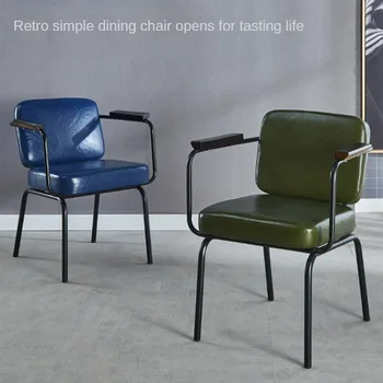 2шт ресторанных стульев, железной дизайнерской мебели в минималистском стиле, шезлонгов, современных обеденных стульев 가구 Comedor 2 Sillas стулررسي