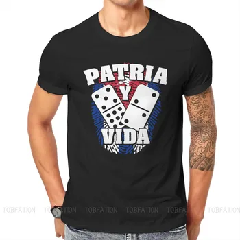 Patria y Vida Patria o Muerte Родина и Жизнь Тканевая футболка Viva Cuba Libre Кубинская Классическая Футболка Homme Мужская футболка С принтом