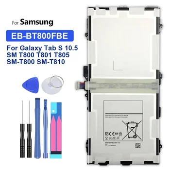 7900 мАч EB-BT800FBE Литий-Полимерный Аккумулятор Для Samsung Galaxy Tab S 10,5 SM T800 T801 T805 SM-T800 SM-T810 Аккумулятор